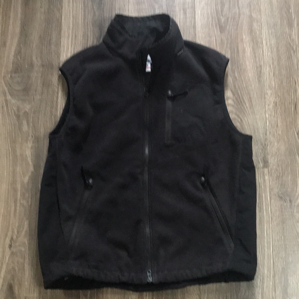 Columbia titanium L black fleece vest